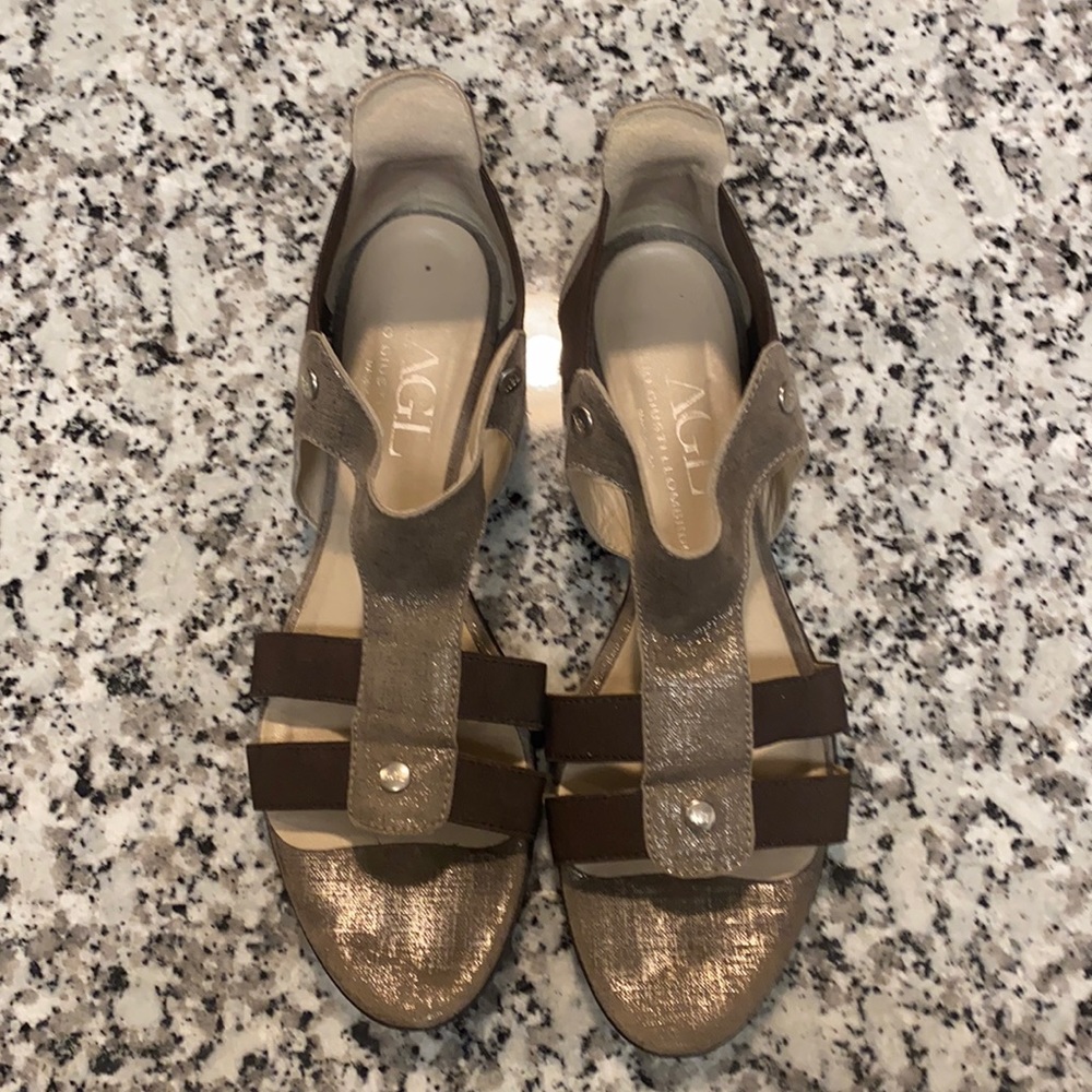 AGL Sandals with box and dust bags